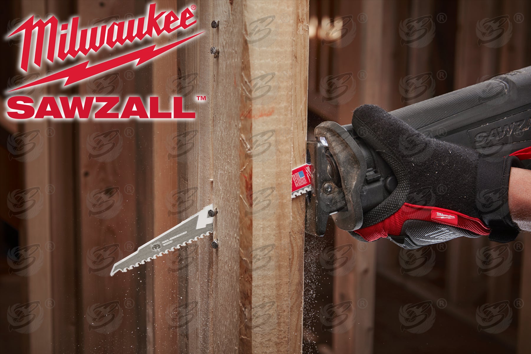 MILWAUKEE SAWZALL RECIPROCATING SAW BLADE 230mm x 5TPI TCT WOOD SAW BLADES ( THE AX )