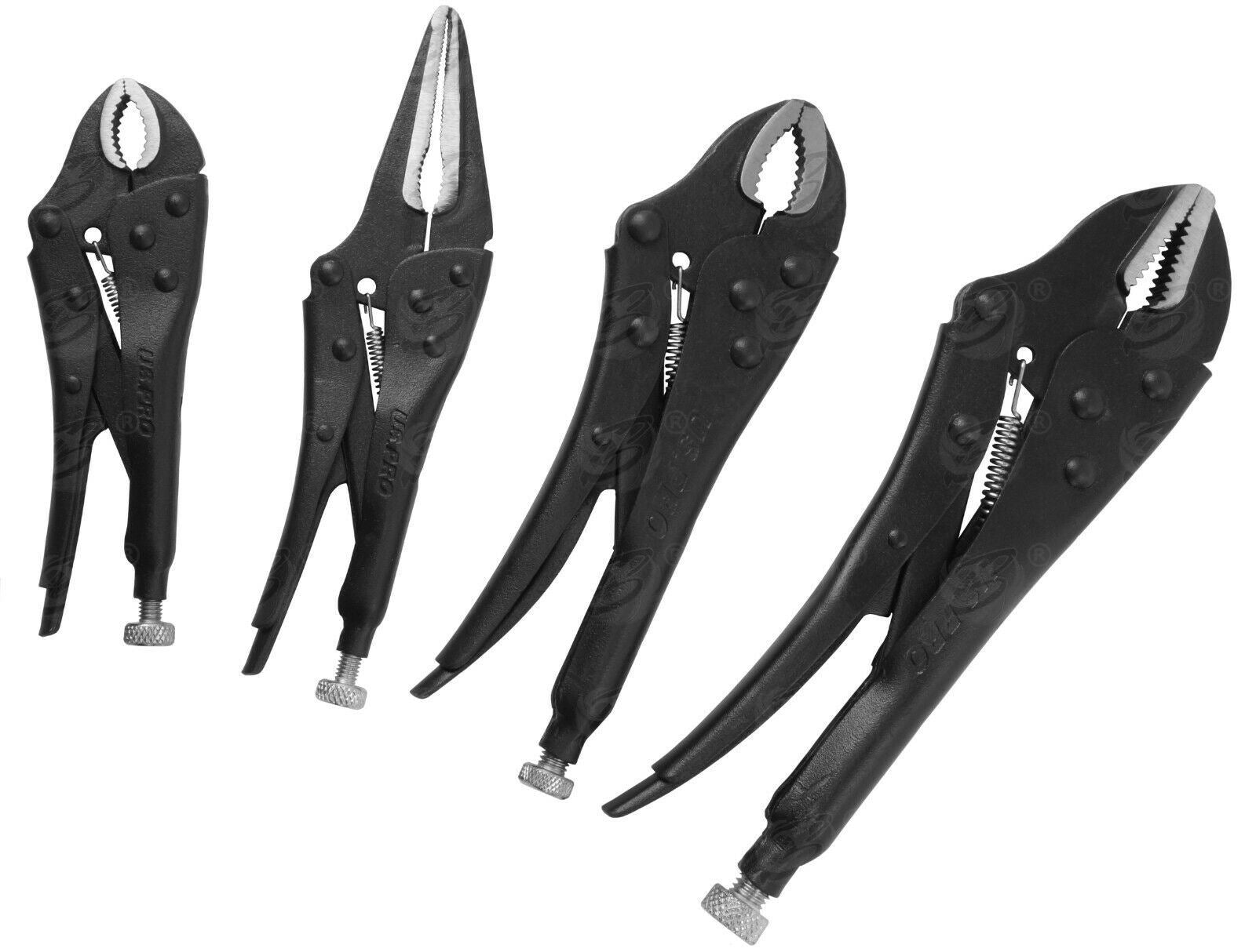 US PRO 4PCS LOCKING PLIERS