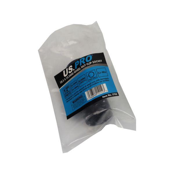 US Pro 18.5mm x 19.5mm Wheel Nut Flip Socket 3762