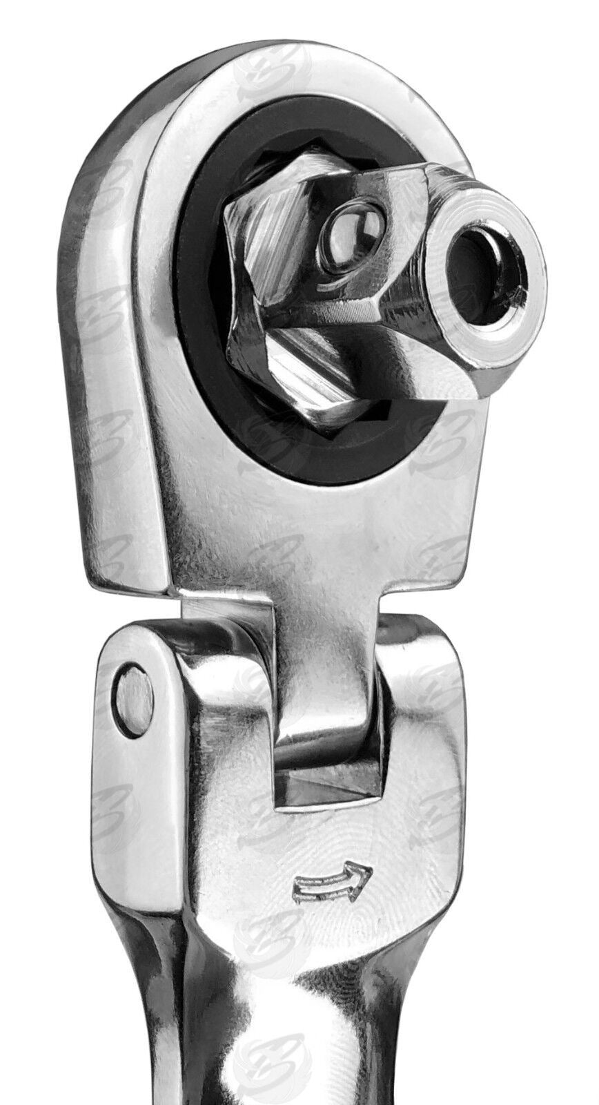 US Pro 10 Piece Double Ring Extra Long Rathcet Aviation Spanners 8mm - 19mm 2218