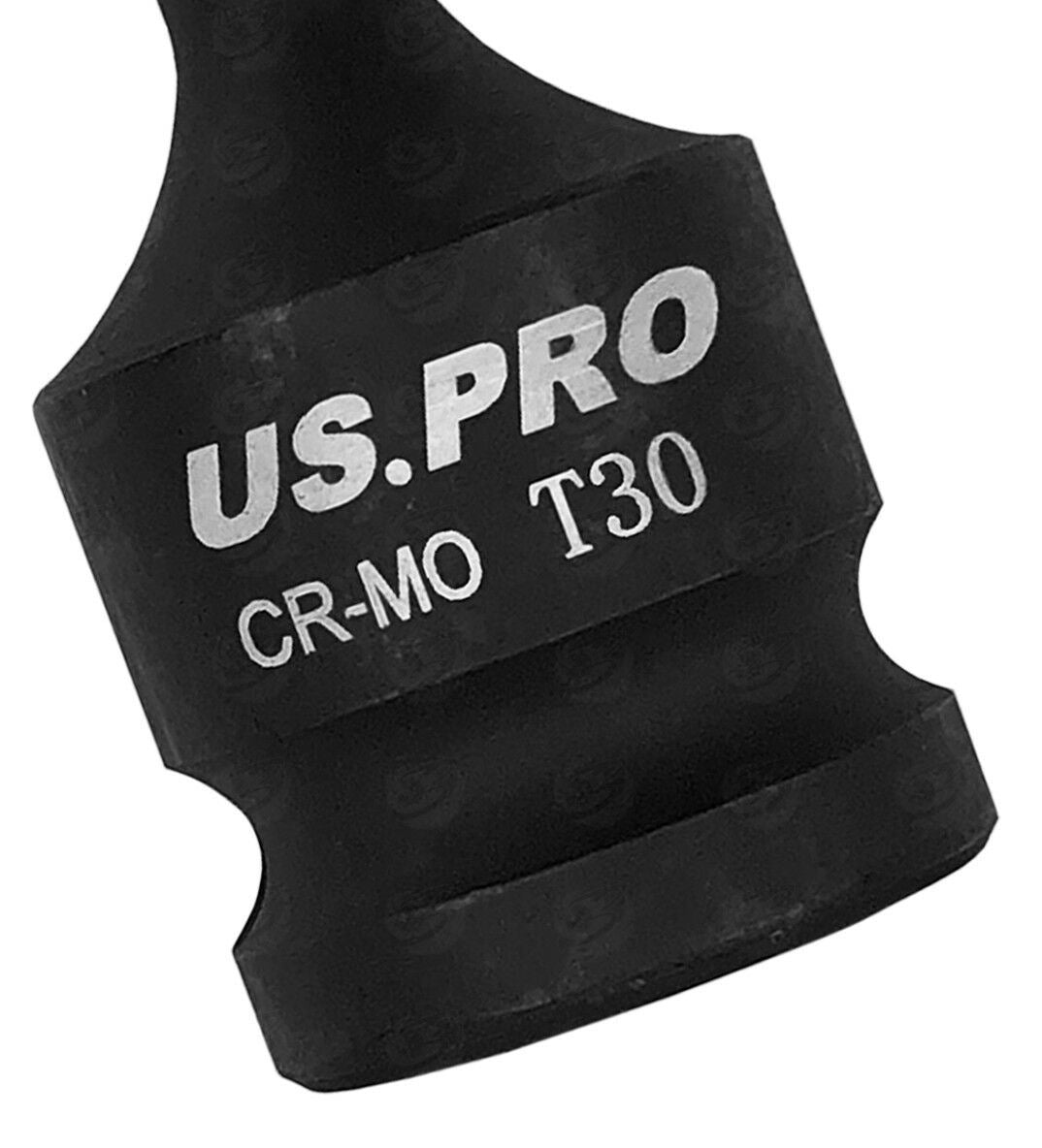 US PRO T30 1/2" DRIVE 78MM LONG IMPACT TORX BIT SOCKET ( SINGLE )