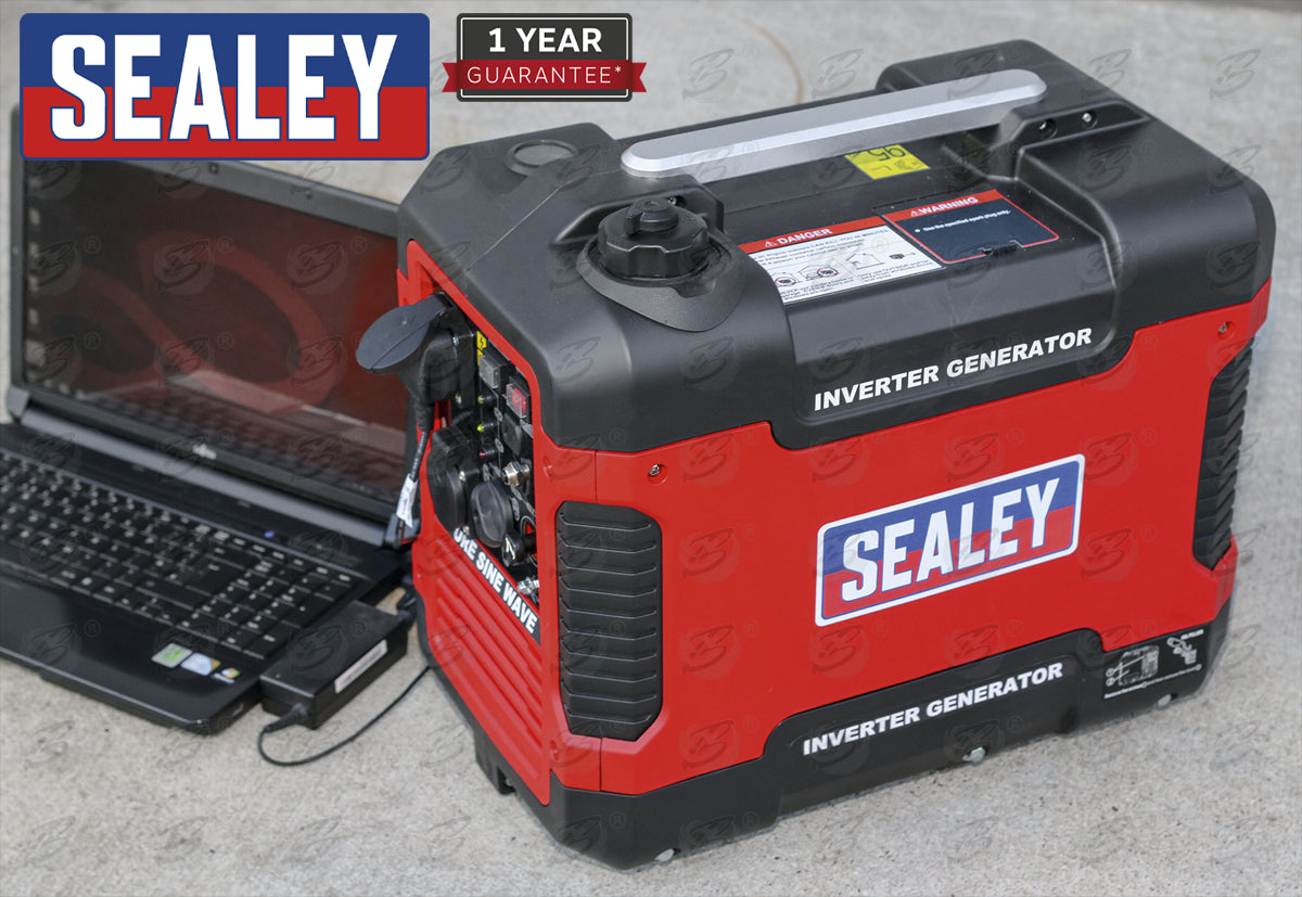 SEALEY INVERTER GENERATOR 2000W 230V 4-STROKE ENGINE