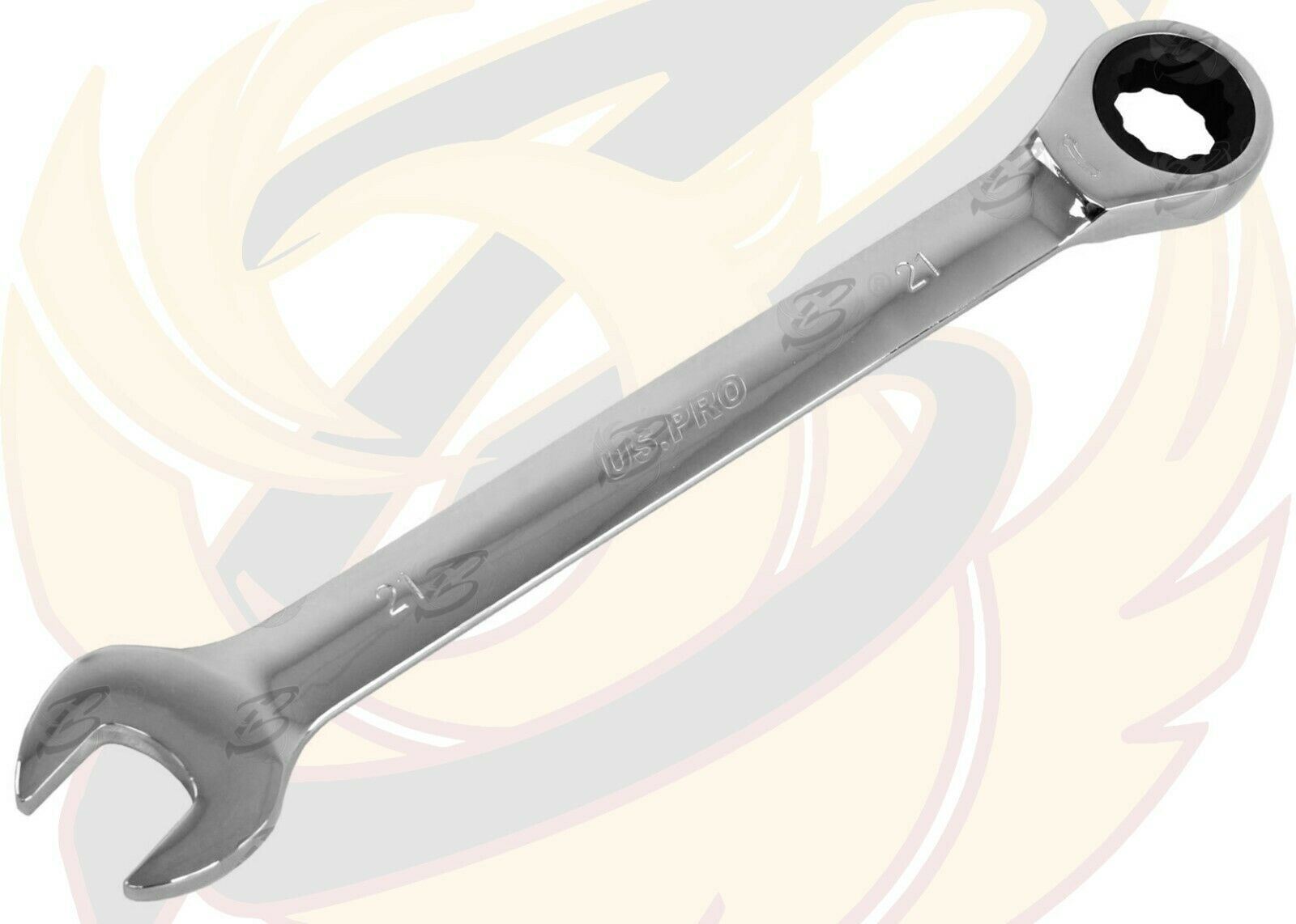 US PRO 21MM 72 TOOTH RATCHET SPANNER