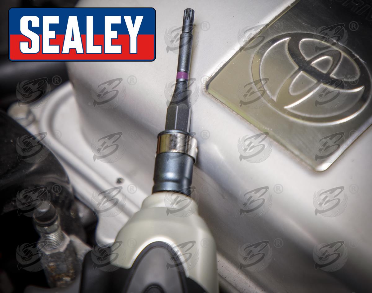 SEALEY 42PCS 3/8" & 1/2" DRIVE IMPACT HEX & TORX & SPLINE BIT SOCKETS