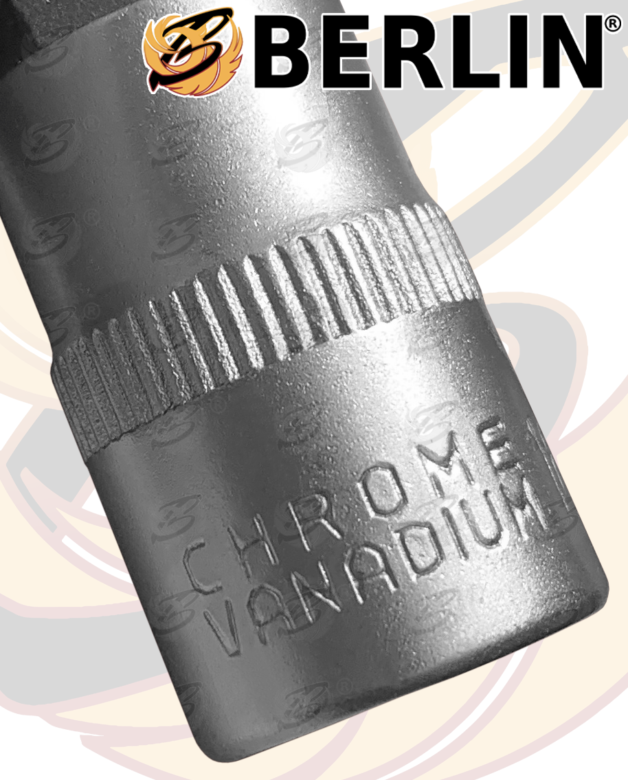 Berlin 8 Piece 1/4" & 3/8" Drive Spline Bit Sockets M4 - M16 ( BER014 )