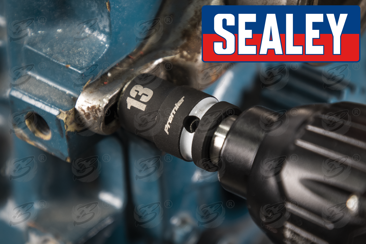 Sealey 13 Piece 1/2" Drive 6 Point Shallow Impact Sockets 10mm - 24mm ( AK5617M )