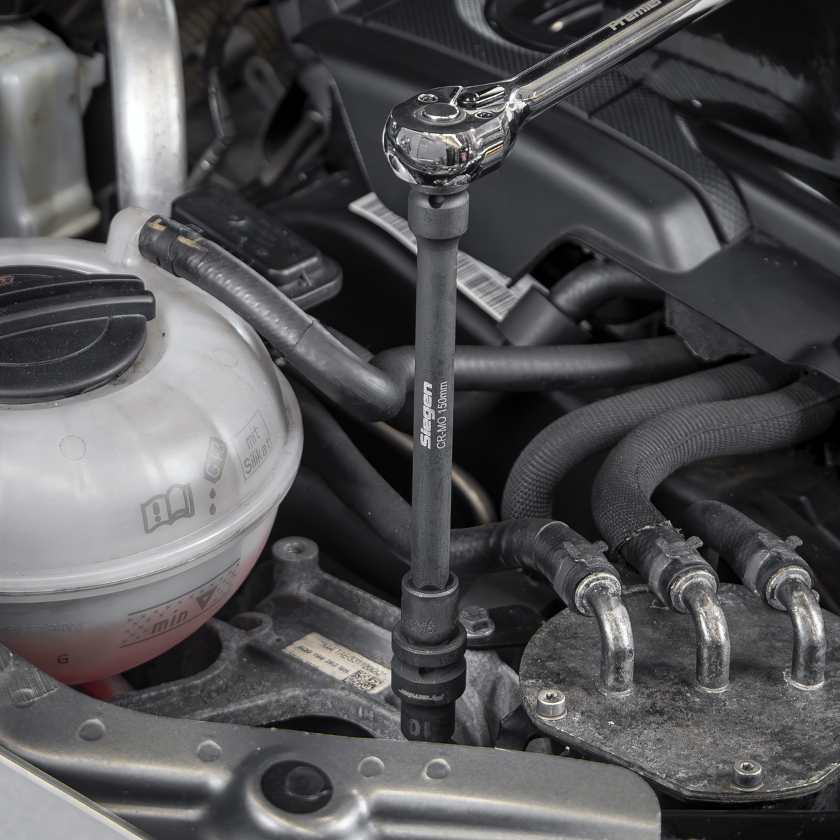 Siegen 3 Piece 3/8" Drive Impact Extension Bar Set With A Manufacturers LifeTime Guarantee S01321