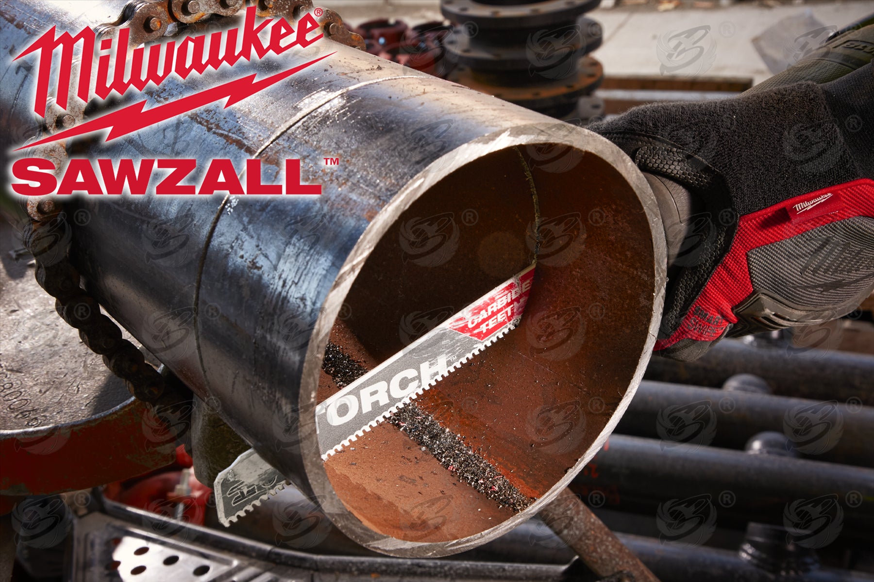 MILWAUKEE SAWZALL RECIPROCATING SAWBLADE 230mm x 8TPI TCT METAL SAW BLADES ( THE TORCH )