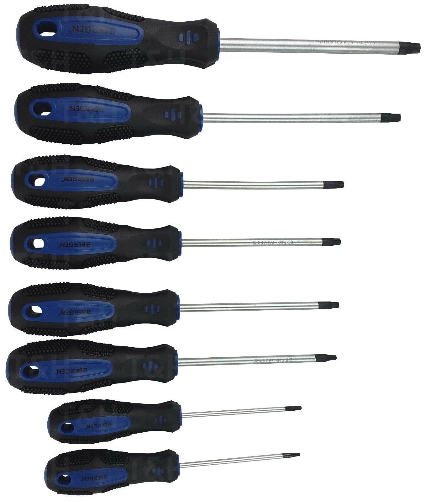 US PRO 8PCS MAGNETIC TAMPERPROOF TORX SCREWDRIVERS T8 - T40
