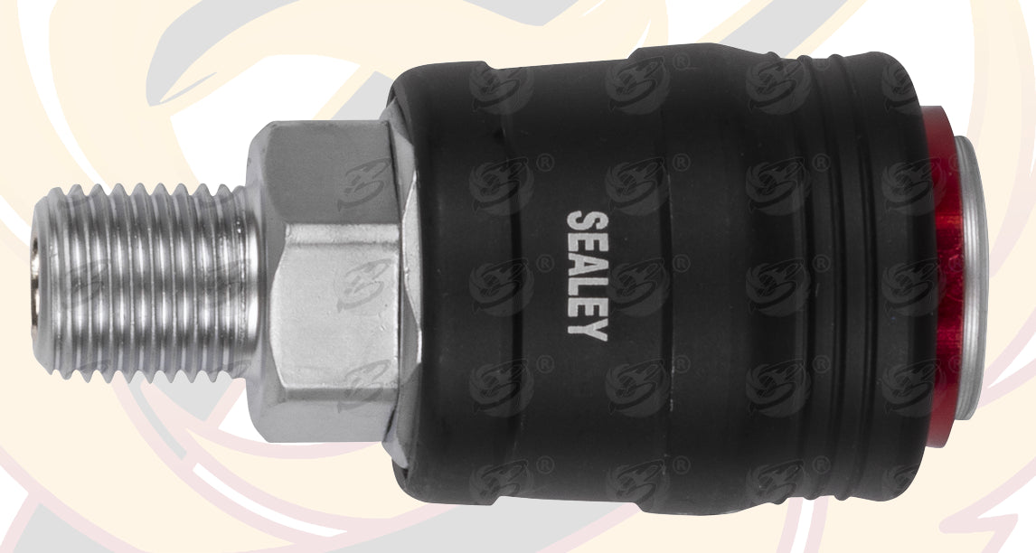 SEALEY HIGH FLOW COUPLING BODY MALE 1/4"BSPT