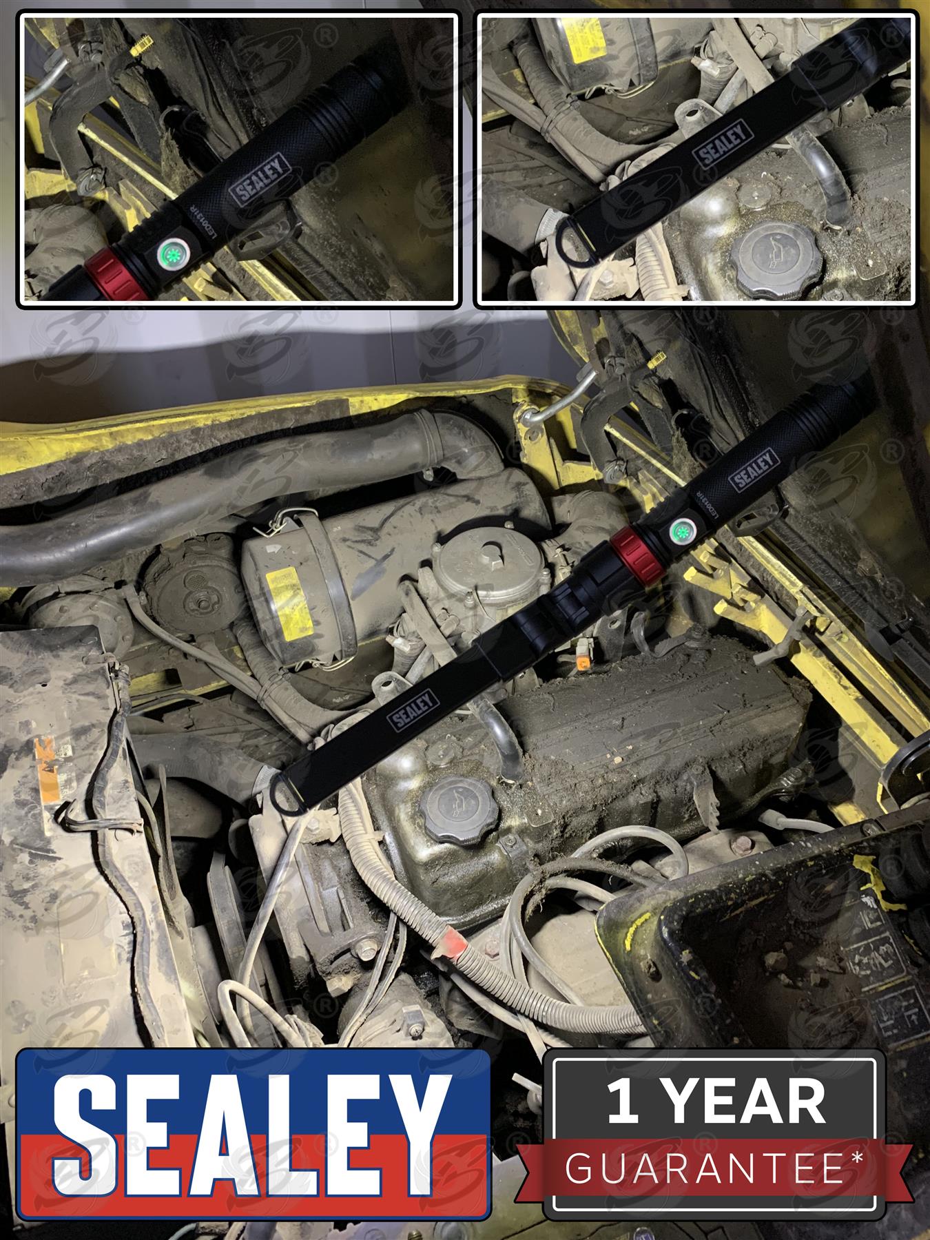 Sealey Rechargeable Cob Led Interchangeable Work Light ( LED0131R )