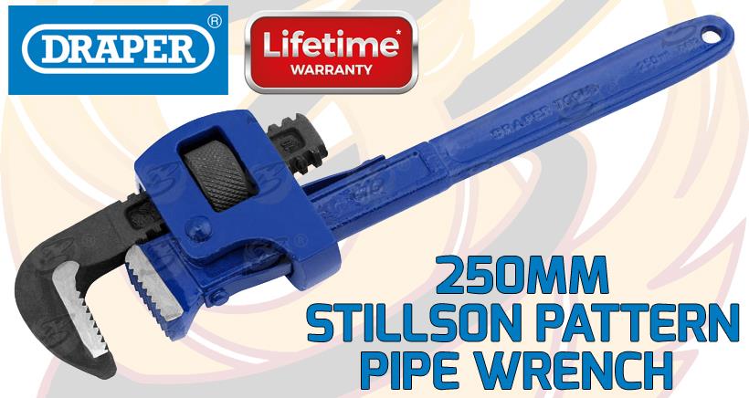 DRAPER 250MM ADJUSTABLE PIPE WRENCH