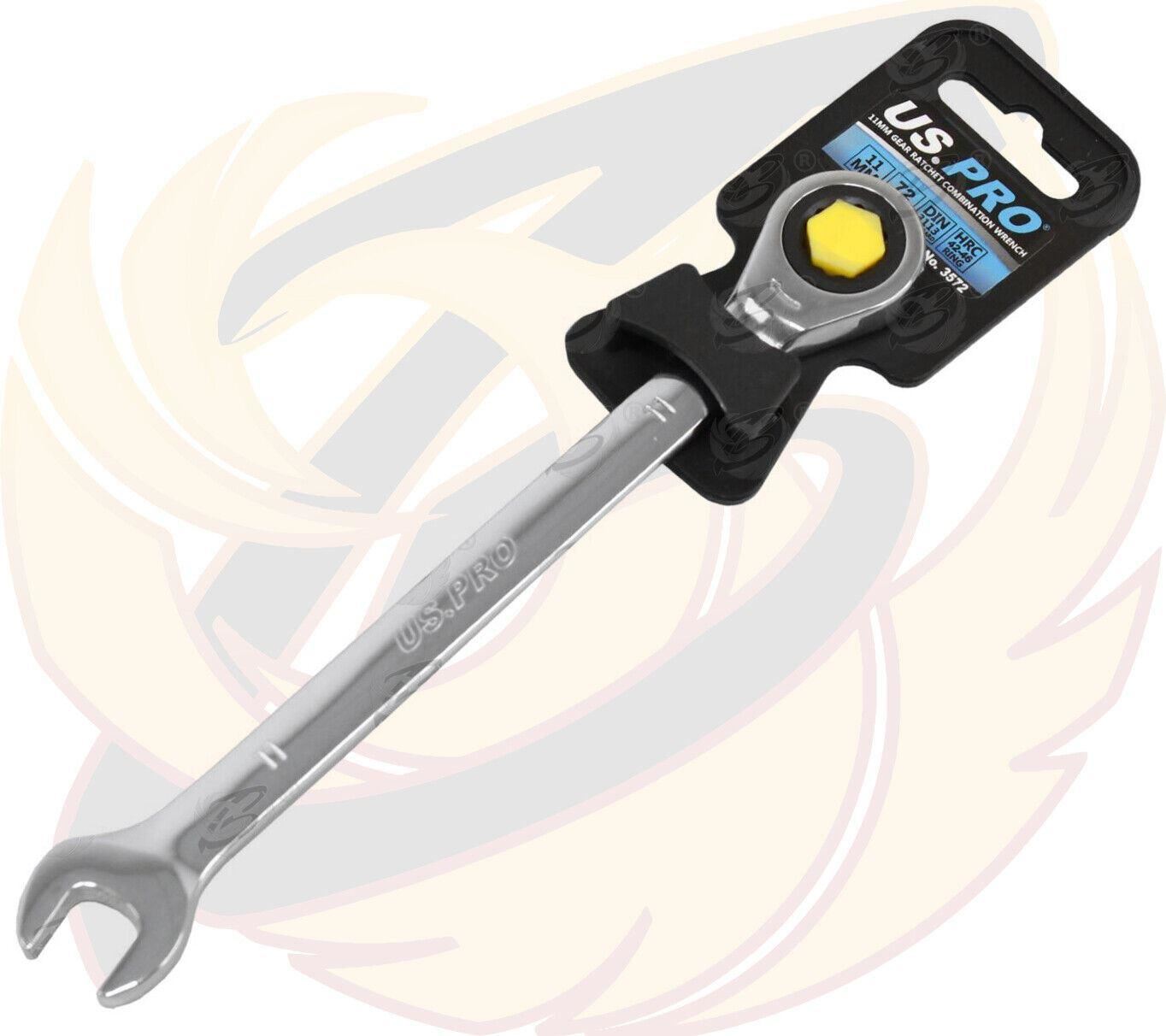 US PRO 11MM 72 TOOTH RATCHET SPANNER