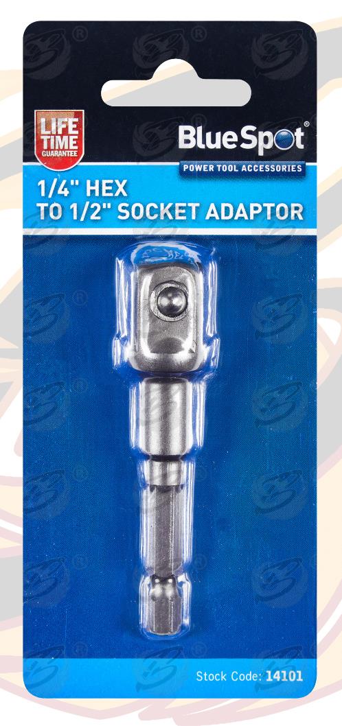 BLUESPOT 1/2" DRIVE DRILL SOCKET ADAPTER