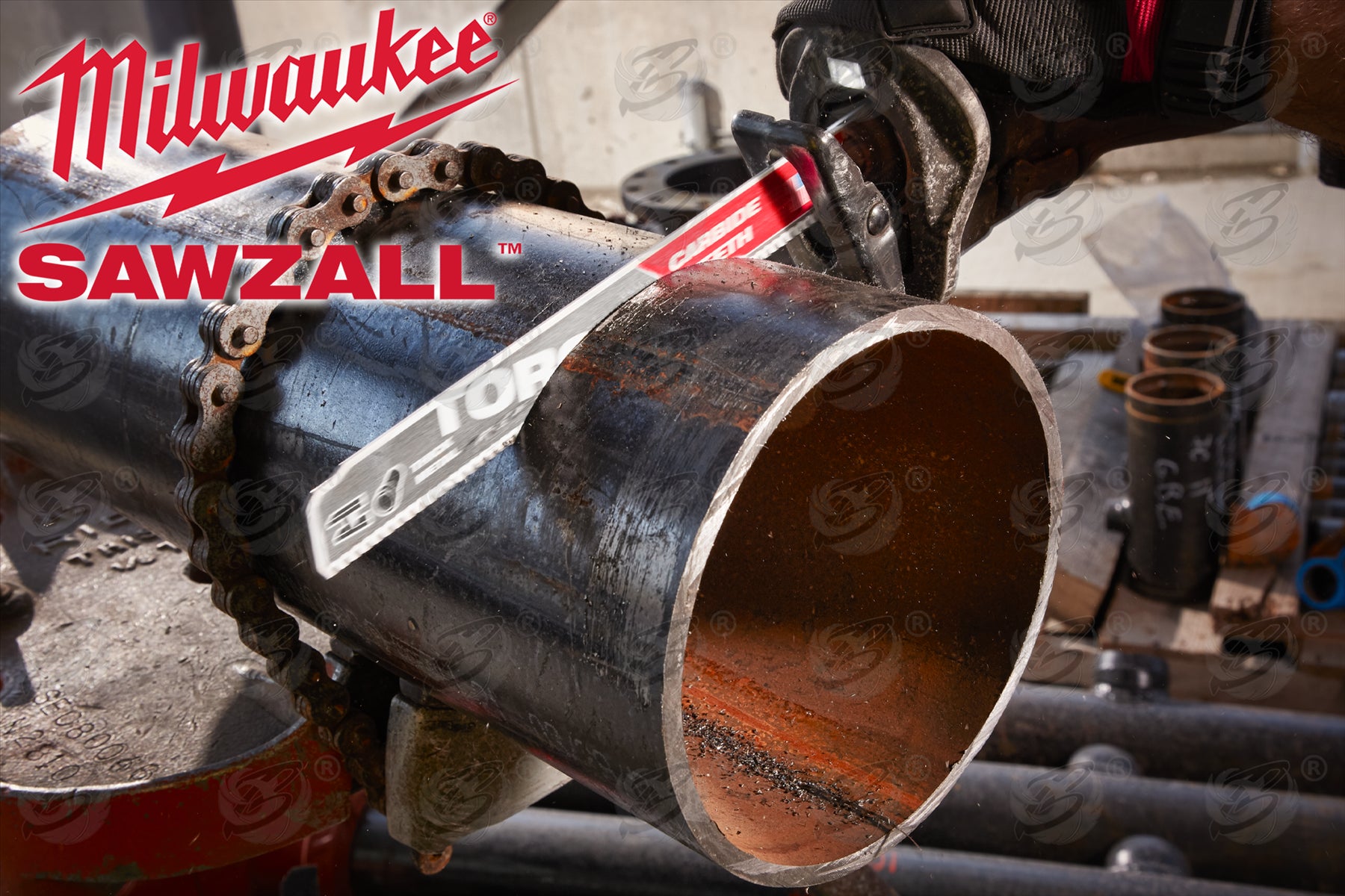 MILWAUKEE SAWZALL RECIPROCATING SAWBLADE 230mm x 8TPI TCT METAL SAW BLADES ( THE TORCH )