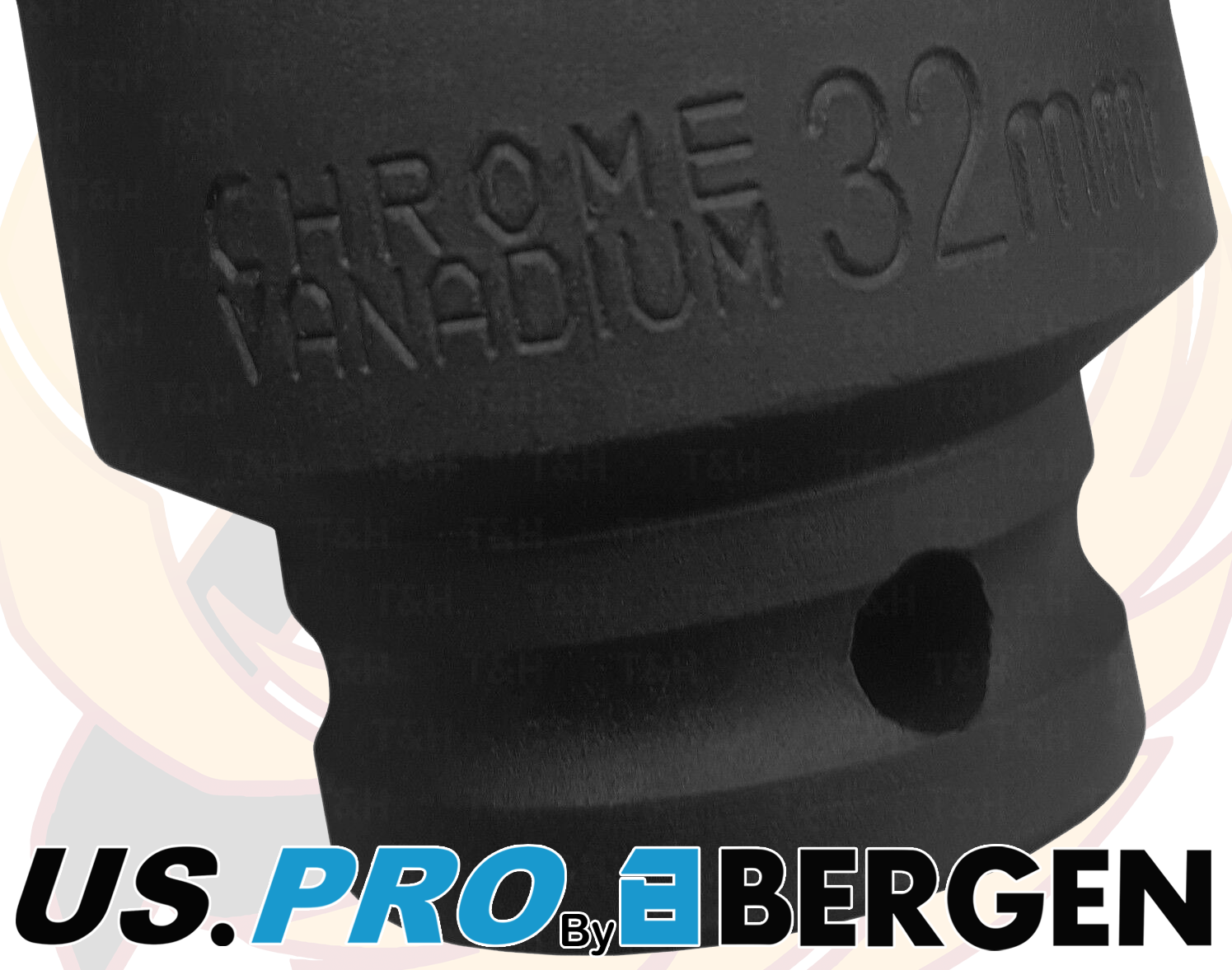 US Pro 13 Piece 1/2" Drive 12 Point Deep Impact Sockets 13mm - 32mm 1683