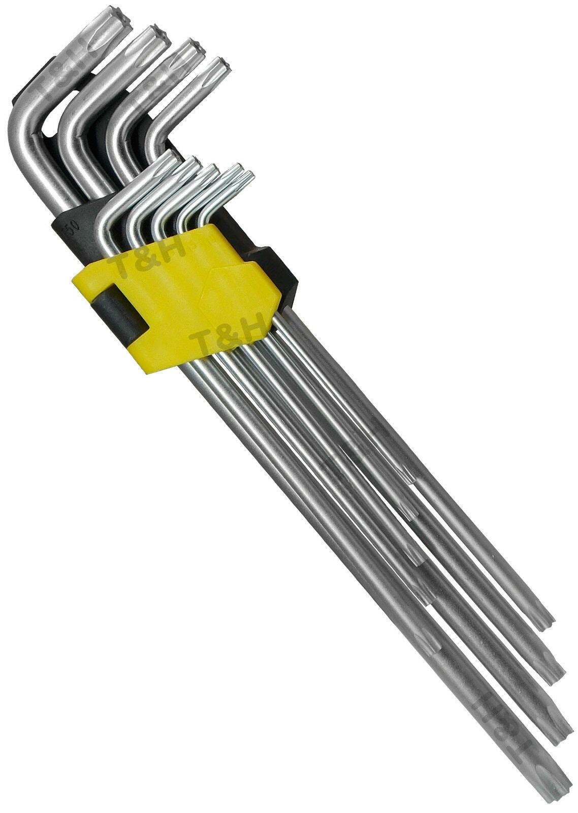 US Pro 9 Piece Extra Long Torx Key Set T10 - T50 2236