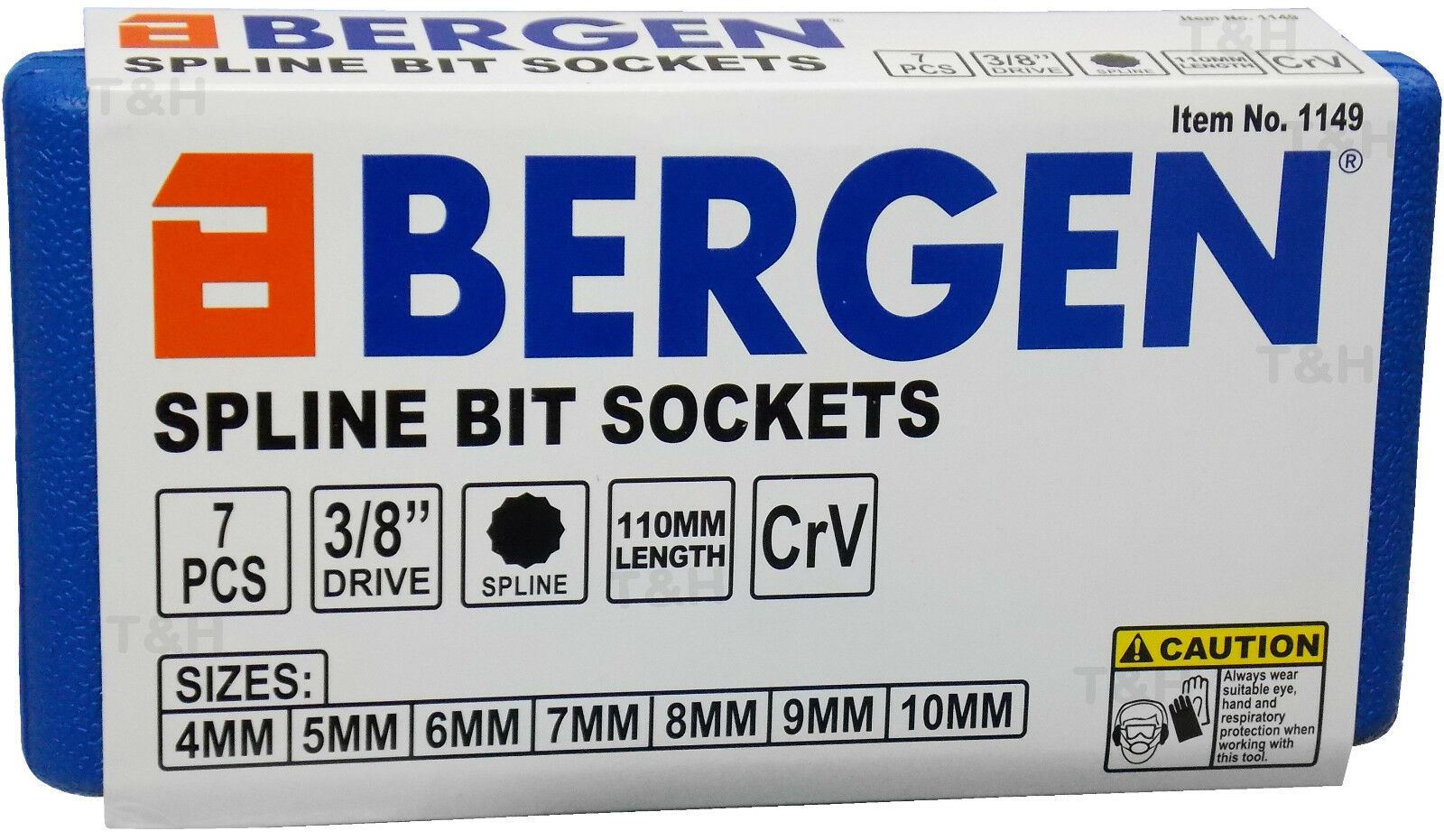 US PRO 7PCS 3/8" DRIVE EXTRA LONG SPLINE BIT SOCKETS M4 - M10