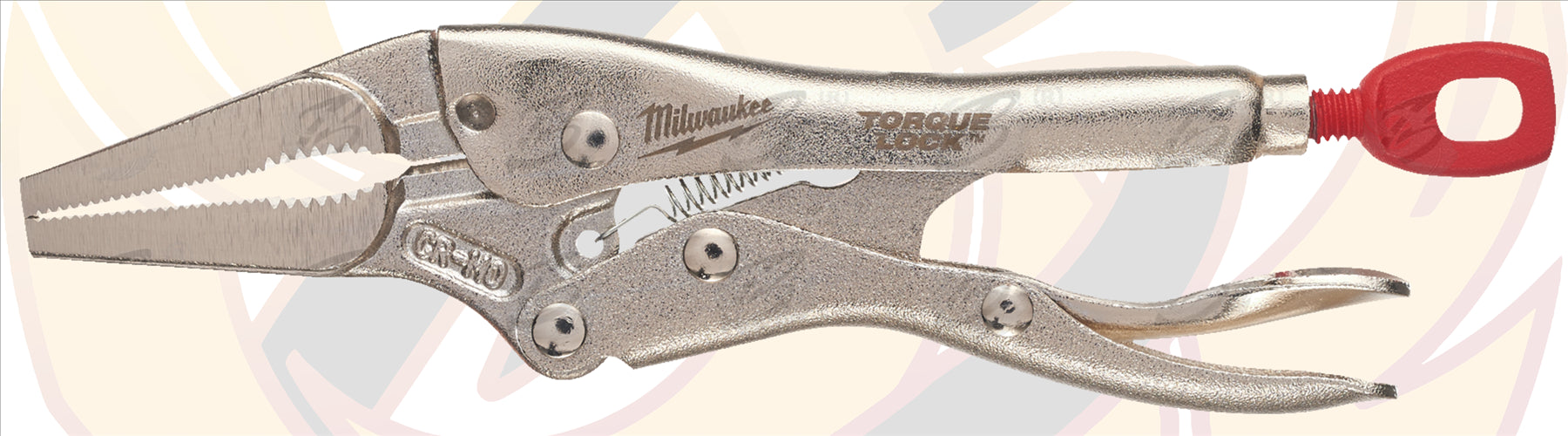 MILWAUKEE 4" LONG NOSE TORQUE LOCK LOCKING PLIERS