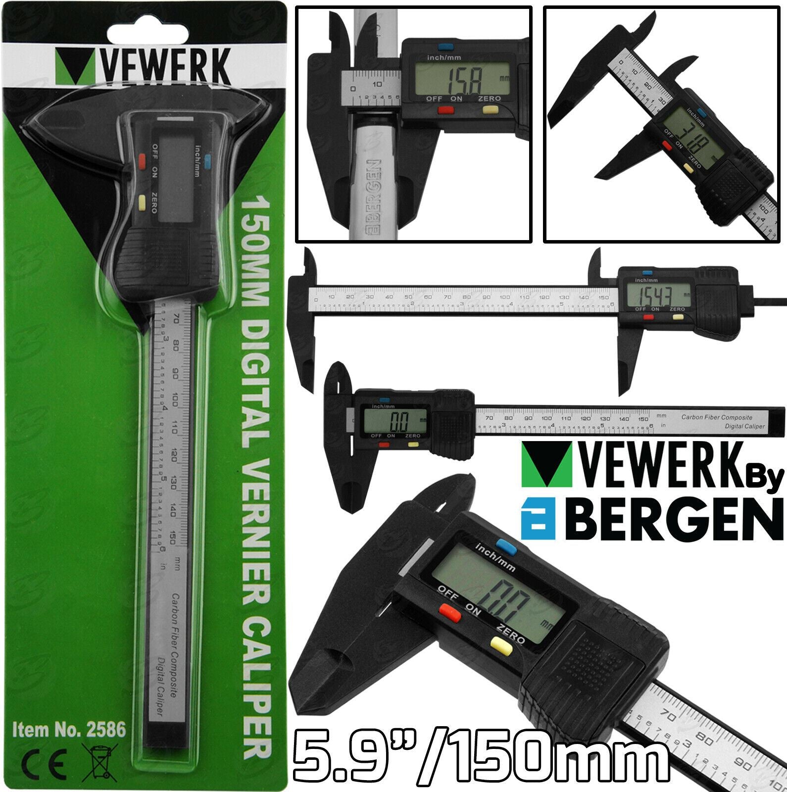 VEWERK DIGITAL VERNIER CALIPER