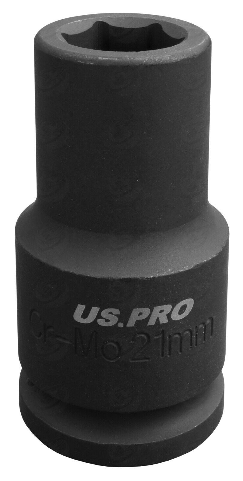 US PRO 21MM 3/4" DRIVE 6 POINT DEEP IMPACT SOCKET ( SINGLE )
