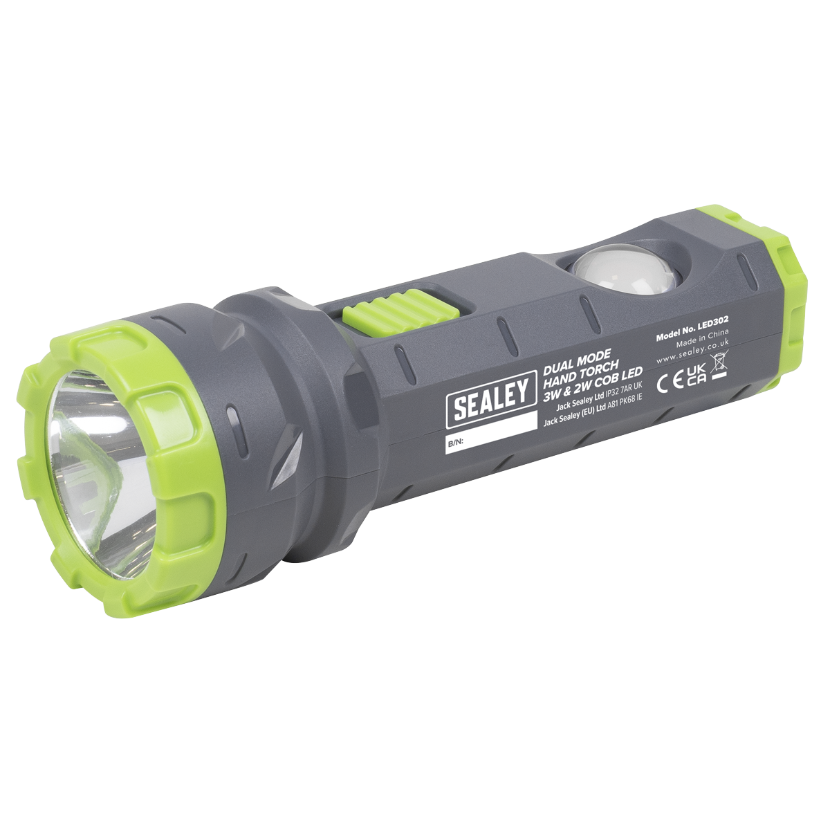 Sealey Dual Mode Hand Torch 3W & 2W COB LED LED302