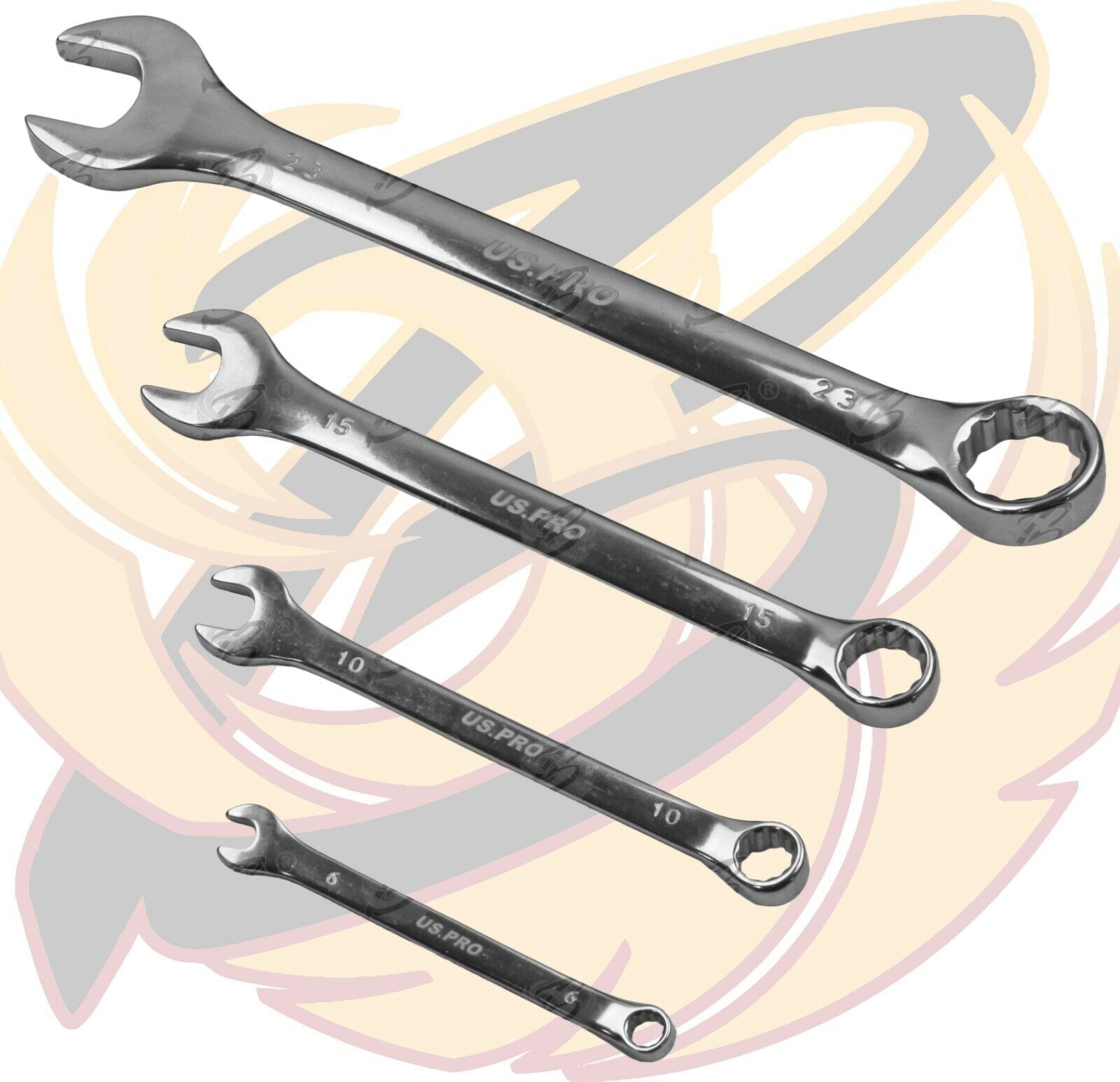 US Pro 25 Piece Combination Spanner Set 6mm - 32mm 2274
