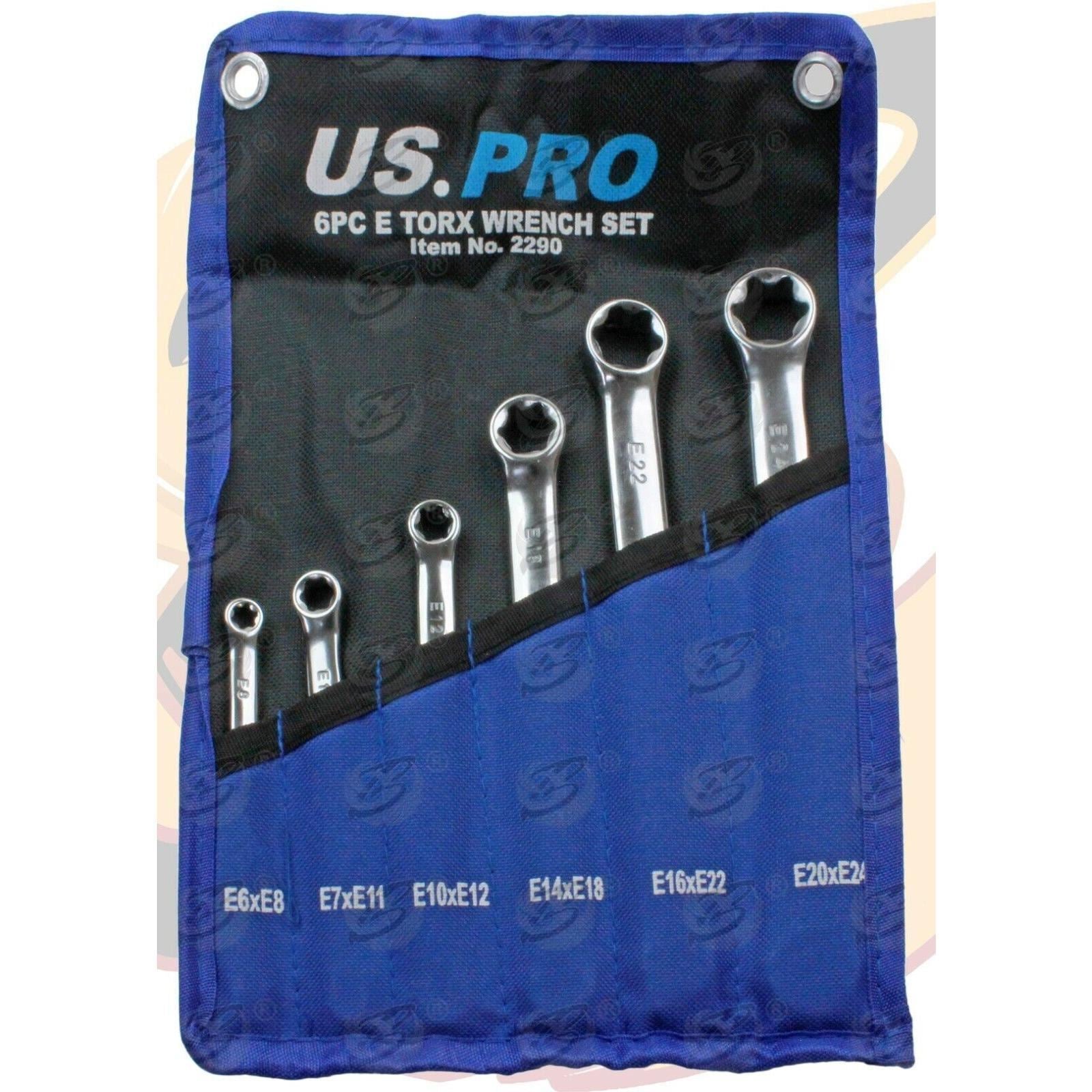 US Pro 6 Piece E Torx Spanners E6 - E24 2290