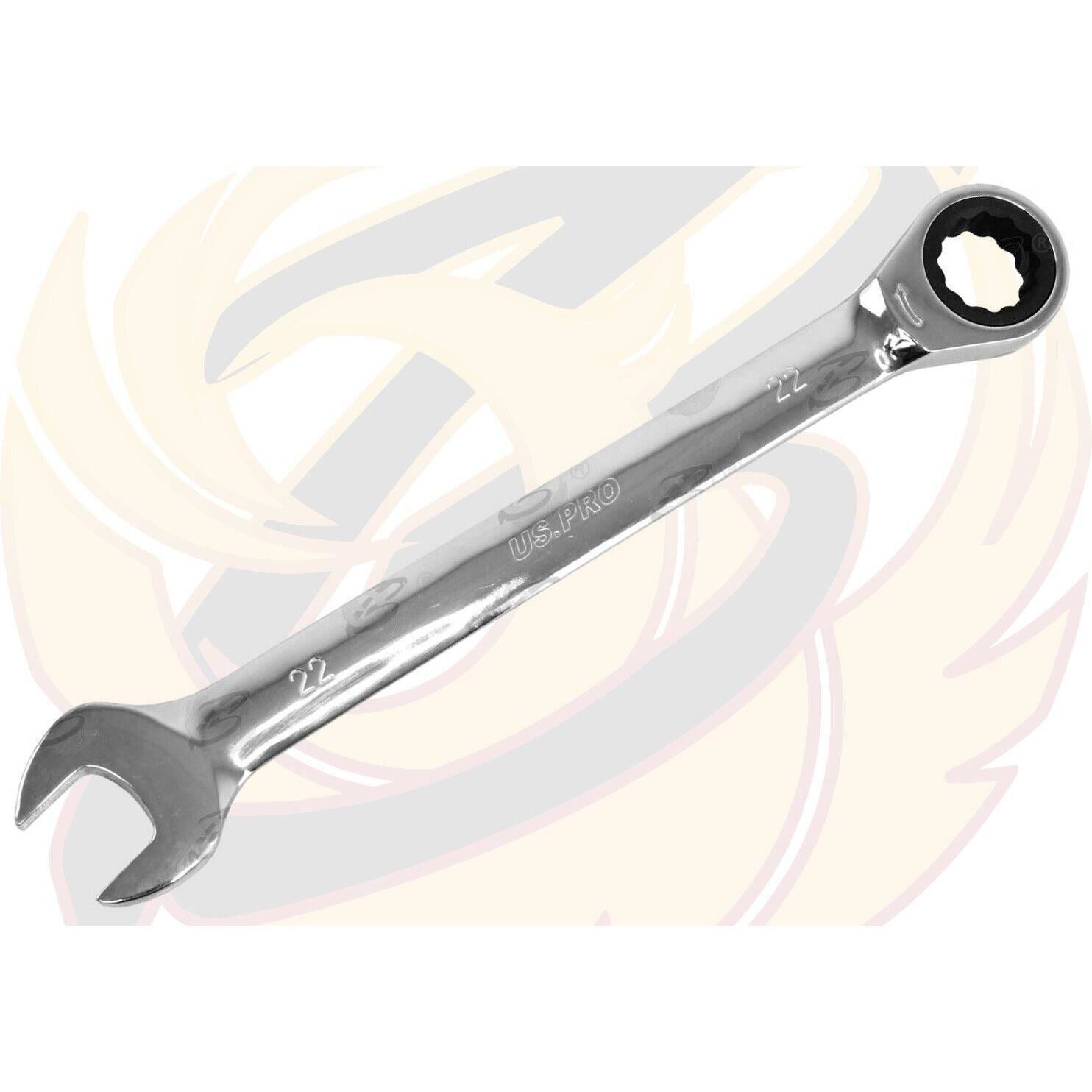 US PRO 22MM 72 TOOTH RATCHET SPANNER
