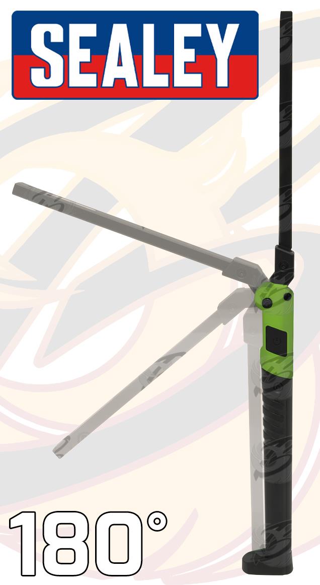 SEALEY RECHARGEABLE SMD LED LI - ION WORK LIGHT ( GREEN )