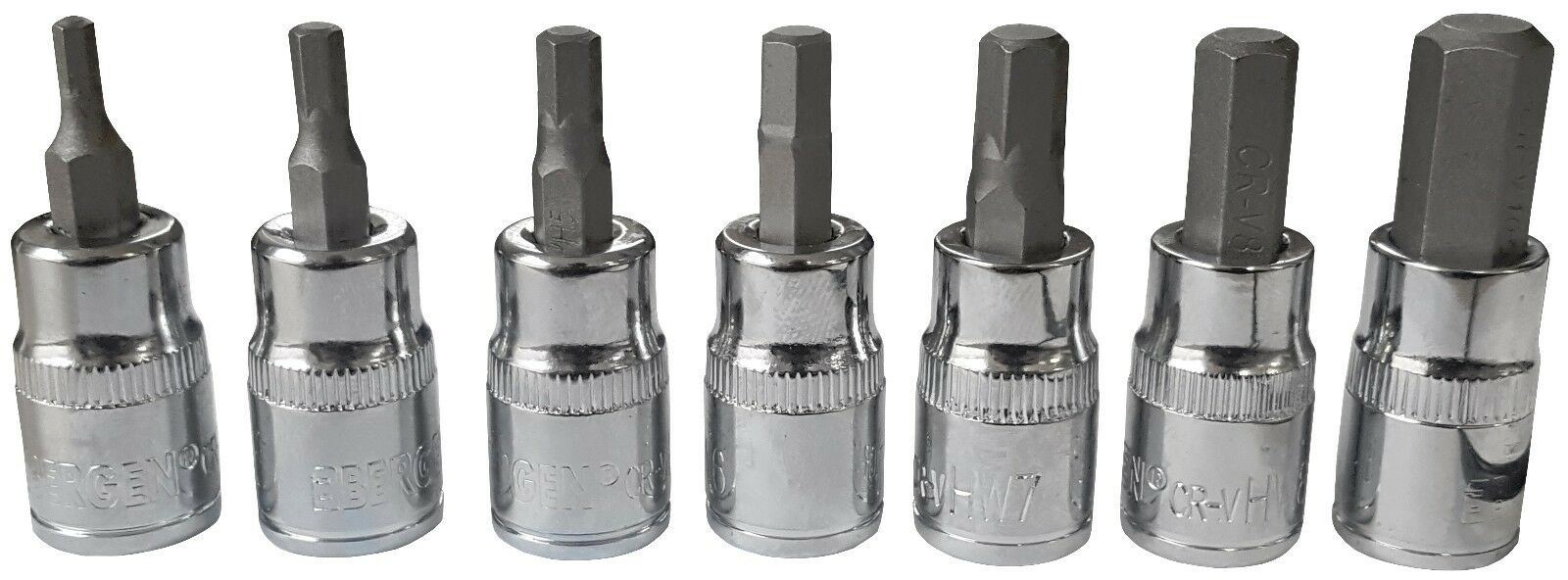 US PRO 61PCS 3/8" DRIVE 6 POINT SOCKET & BIT SET 6MM - 24MM
