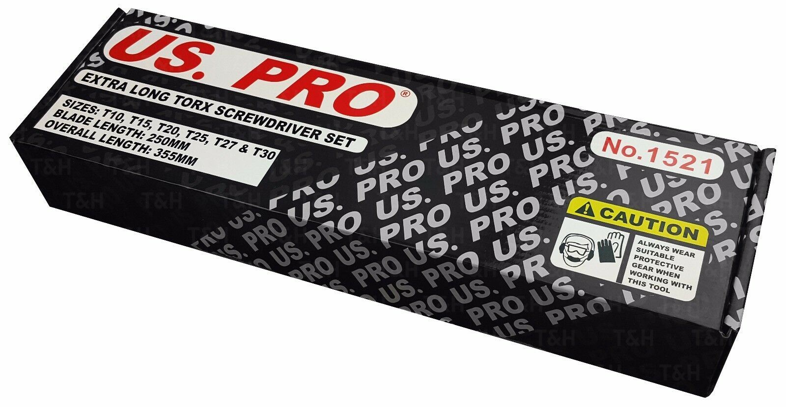 US PRO 6PCS EXTRA LONG TORX SCREWDRIVERS T10 - T30