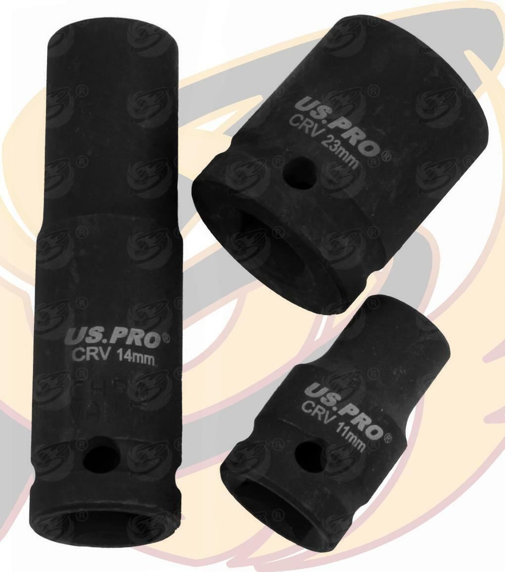 US Pro 35 Piece 1/2" Drive 6 Point Deep & Shallow Impact Sockets 8mm - 32mm ( 3508 )