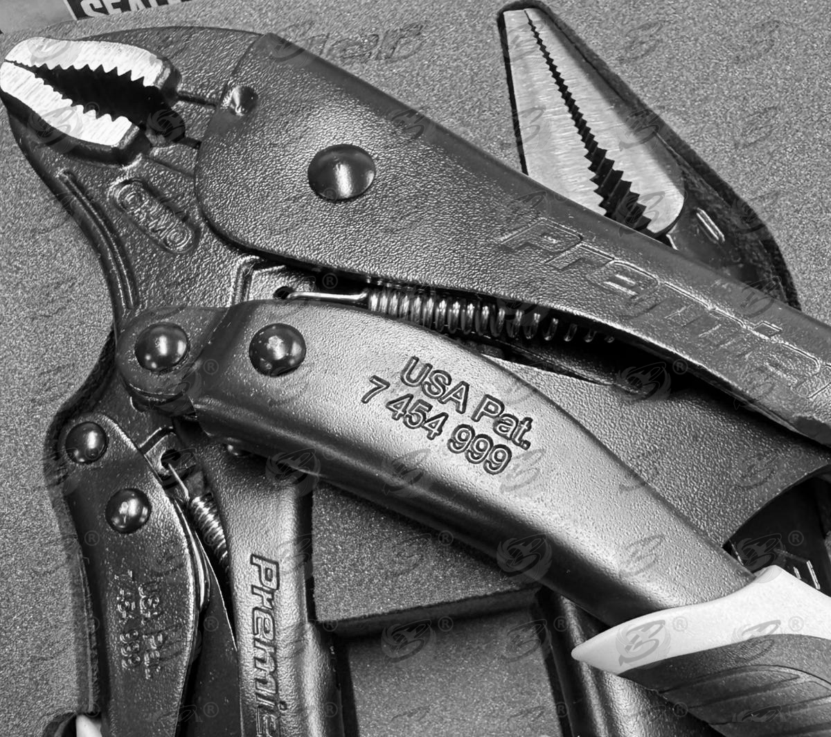 Sealey 3 Piece Locking Plier Set ( Premier Black Series ) ( AK6863B )