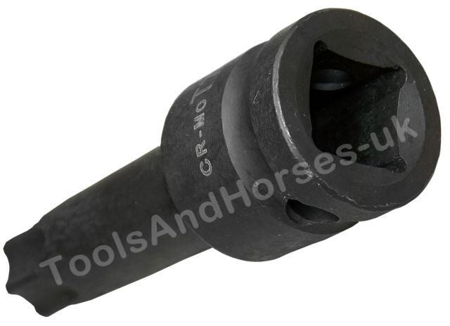 US PRO 8PCS 1/2" DRIVE IMPACT TORX BIT SOCKET SET T30 - T80