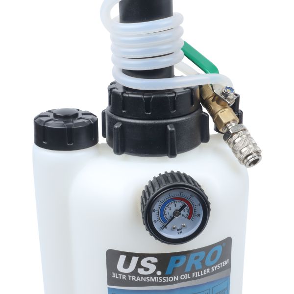 US Pro 3Ltr Transmission Oil Filler System With 8 Atf Adaptors 5056