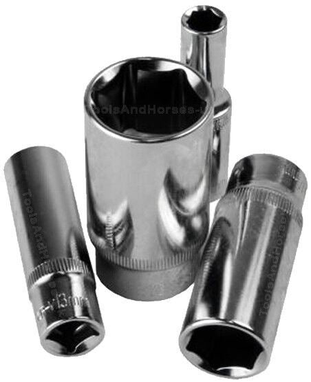 US Pro 17 Piece 3/8" Drive 6 Point Deep Sockets 8mm - 24mm 3258