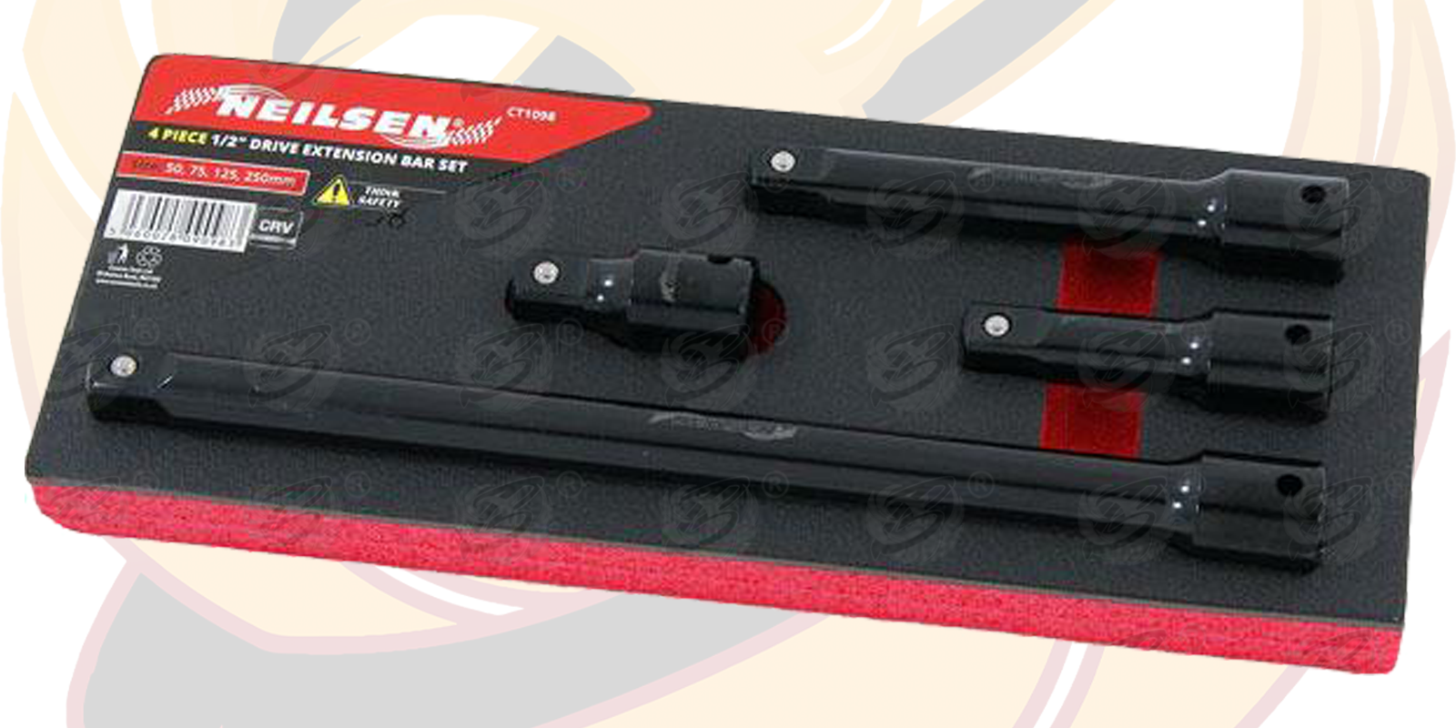 Neilsen Impact Extension Bar Set 4 Piece / Heavy Duty ( CT1098 )