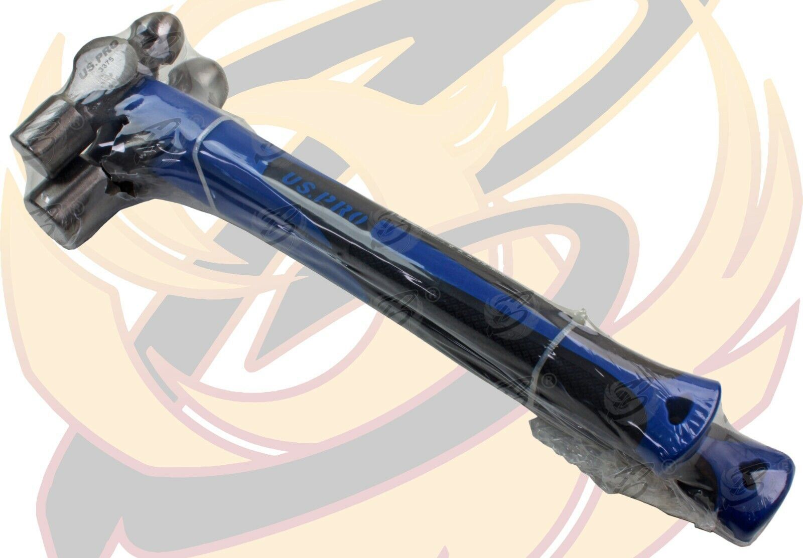 US Pro 2 Piece Ball Pein Hammers 16Oz - 32Oz 3375