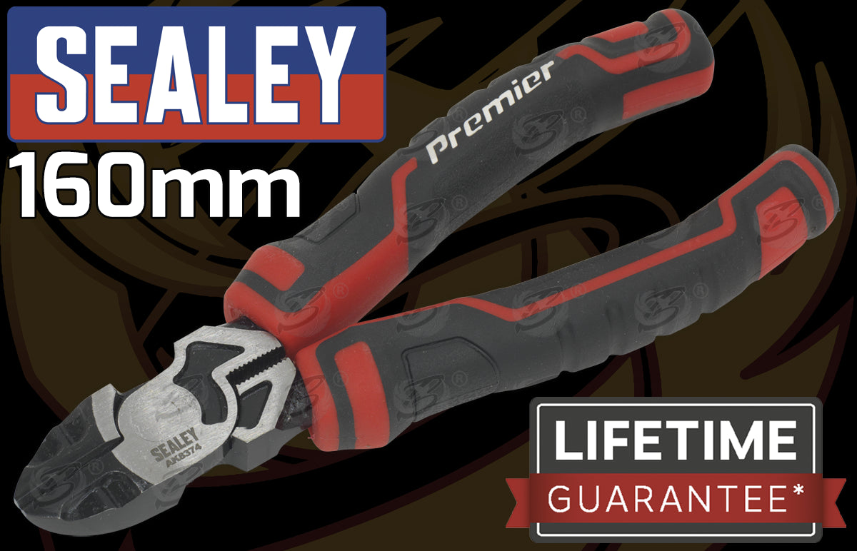 SEALEY 3PCS HIGH LEVERAGE PLIER SET ( COMBI - CUTTERS - LONG NOSE )