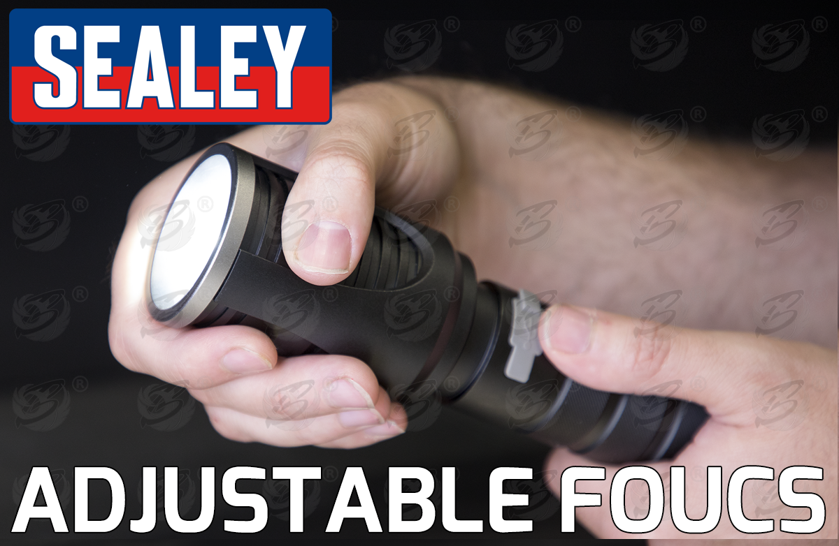 Sealey Rechargeable Li - Ion Smd Led Torch 60W 1200Lm - 4000Lm ( LED4494 )