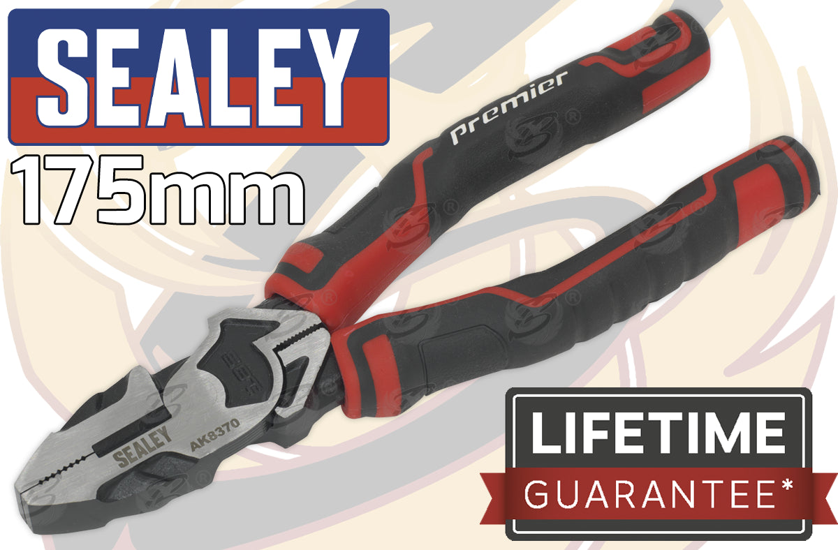 SEALEY 3PCS HIGH LEVERAGE PLIER SET ( COMBI - CUTTERS - LONG NOSE )