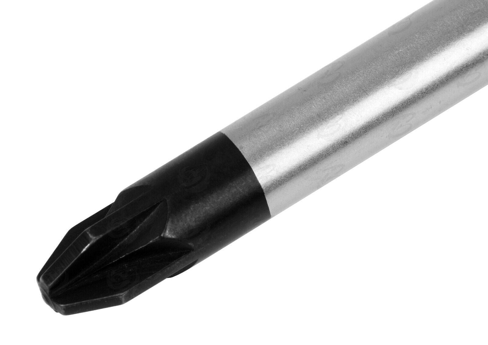 US PRO 3PCS EXTRA LONG MAGNETIC SCREWDRIVERS ( SLOTTED - PHILLIPS - POZIDRIVE )
