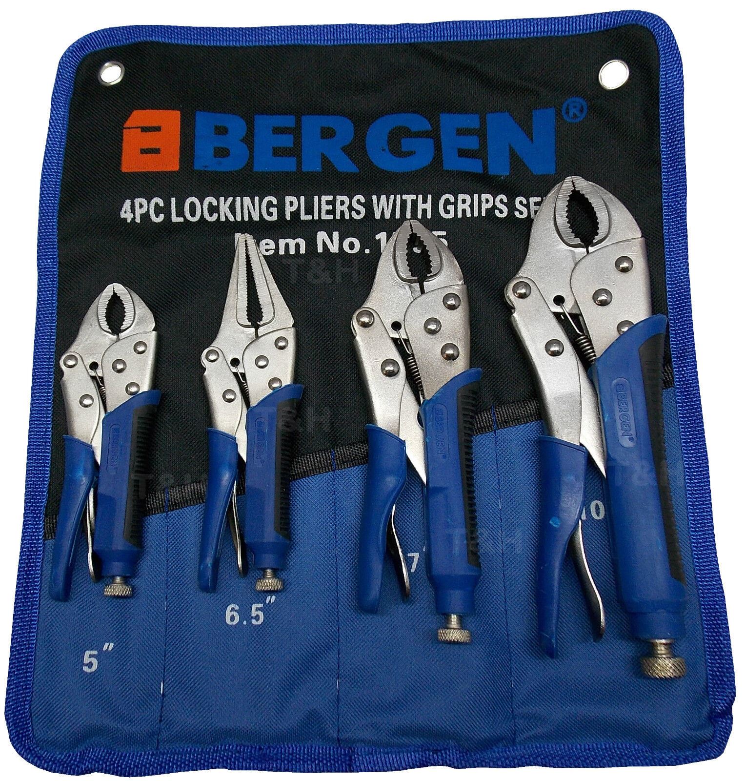 US Pro 4 Piece Locking Pliers With Grips 1827