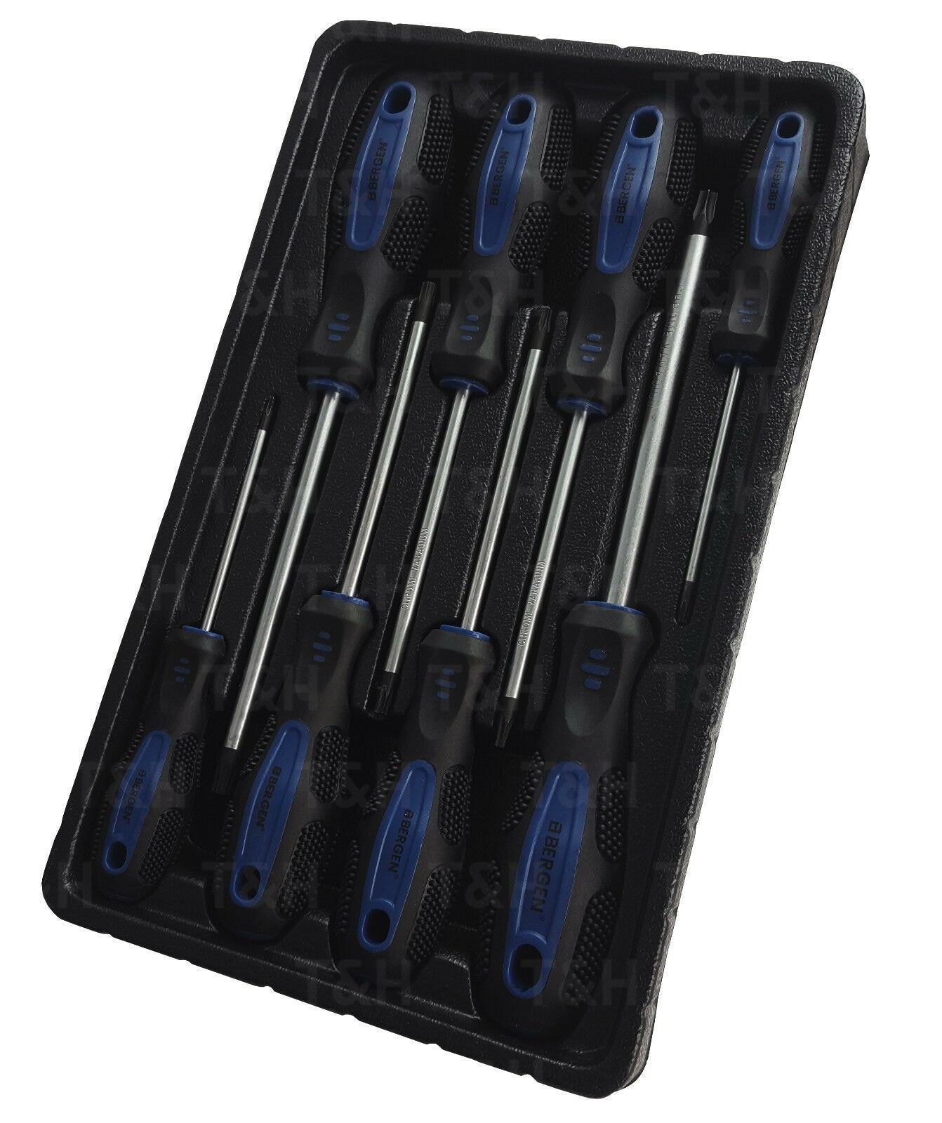 US PRO 8PCS MAGNETIC TAMPERPROOF TORX SCREWDRIVERS T8 - T40