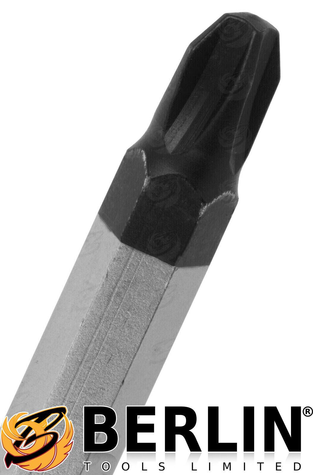 BlueSpot 12 Piece Magnetic Go Through Screwdriver Set ( Slotted - PHillips ) 12067