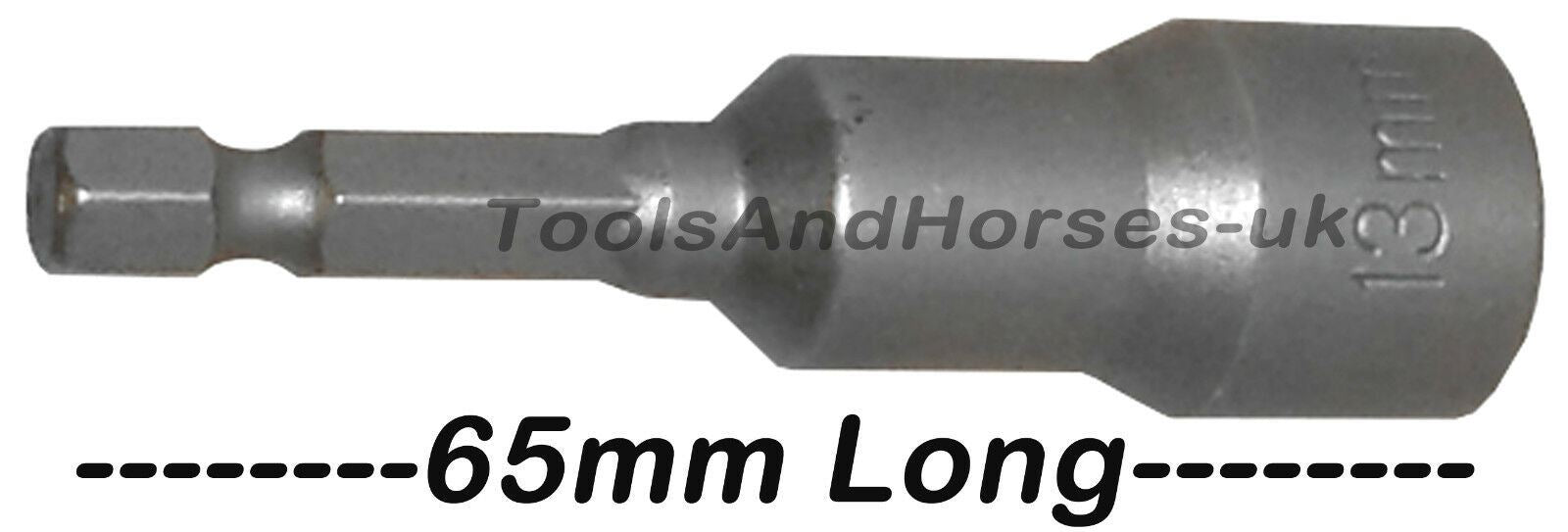 BLUESPOT 11PCS MAGNETIC NUT DRIVER & DRILL ADAPTER SET 6MM - 13MM