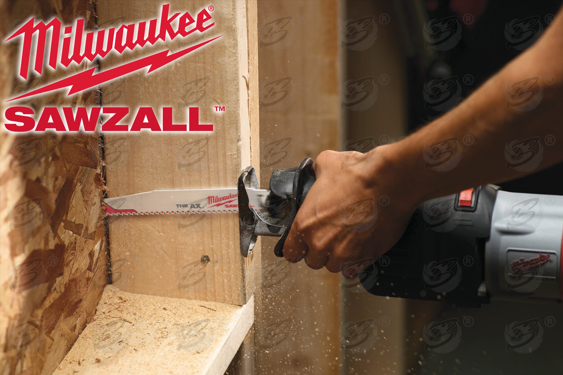 MILWAUKEE SAWZALL RECIPROCATING SAW BLADE 230mm x 5TPI WOOD SAW BLADES ( THE AX ) ( x 5 )