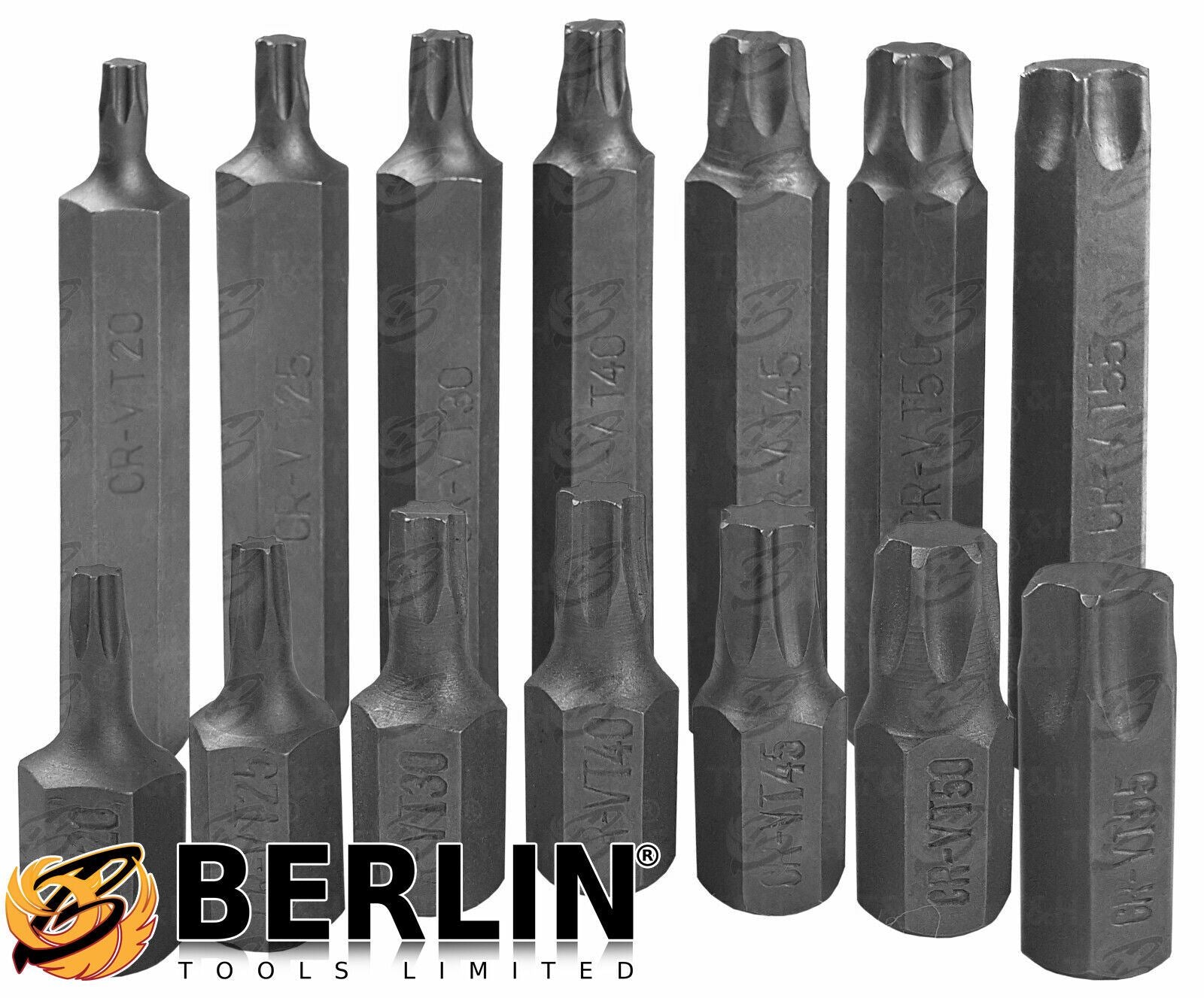 BlueSpot 40 Piece Hex - Torx - Spline Bit Sockets 01517