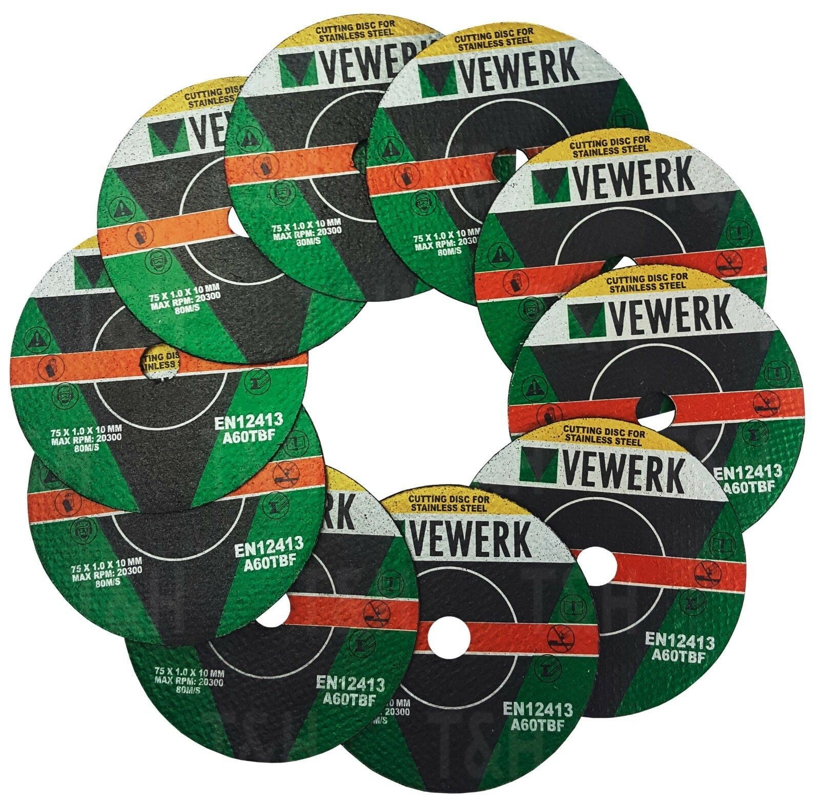 VEWERK 3" x 1MM METAL CUTTING DISC